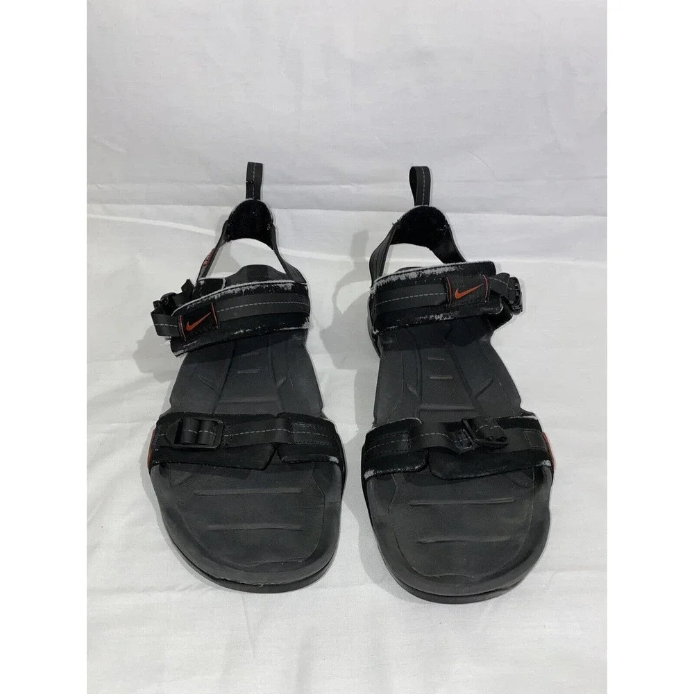 Nike ACG Sport Vintage Sandals Black Red Hiking Walking Running Sz 11